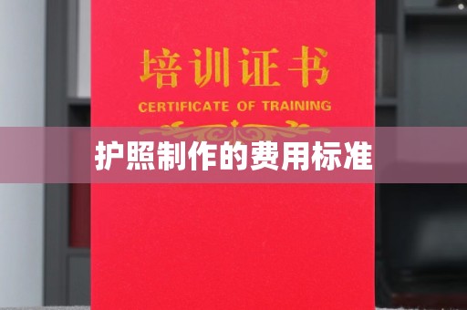 建水护照制作的费用标准